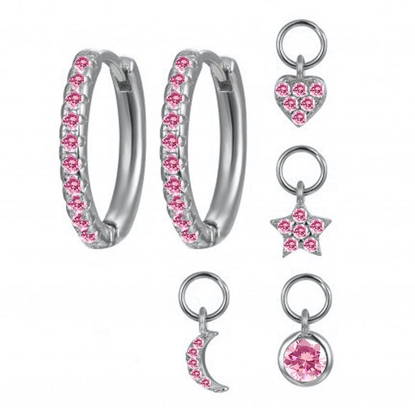 Wholesale S925 Silver Needle And Copper Electroplated Constellation Star Shape Geometric Women's Ring And Earrings Set