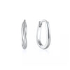 Wholesale S925 Silver Needle Geometric Round Earrings With Rhombus U Shaped Patterns For Women Zirconia Designed