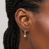 Wholesale S925 Silver Needle Love Ear Buckle Earrings With Heart Design And Zirconia For Women In Ins Style
