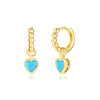 Wholesale S925 Silver Needle Love Ear Buckle Earrings With Heart Design And Zirconia For Women In Ins Style