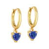 Wholesale S925 Silver Needle Love Ear Buckle Earrings With Heart Design And Zirconia For Women In Ins Style