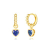 Wholesale S925 Silver Needle Love Ear Buckle Earrings With Heart Design And Zirconia For Women In Ins Style
