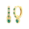Wholesale S925 Silver Needle Love Ear Buckle Earrings With Heart Design And Zirconia For Women In Ins Style