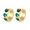 Wholesale S925 Silver Needle Love Ear Buckle Earrings With Heart Design And Zirconia For Women In Ins Style