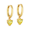 Wholesale S925 Silver Needle Love Ear Buckle Earrings With Heart Design And Zirconia For Women In Ins Style
