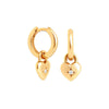 Wholesale S925 Silver Needle Retro Artistic Love Pendant Earrings For Women With Geometric And Heart Shape Patterns And Electroplating Treatment