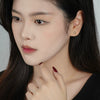 Wholesale S925 Silver Niche Geometric Crescent Stud Earrings For Women With Electroplating