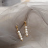 Wholesale S925 Silver Pearl Geometric Simple Women's Earrings