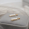 Wholesale S925 Silver Pearl Geometric Simple Women's Earrings