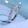 Wholesale S925 Silver Rhombus Diamond Ring With Electroplating For Women Simple Style