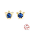 Wholesale S925 Silver Round Cat's Eye Earrings For Women With Retro Elegant Style And Geometric Design Electroplated