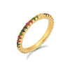 Wholesale S925 Silver Stacked Diamond Zircon Ring With Geometric Design And Electroplating In Retro Simple Fashion Style For Women And Unisex