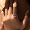 Wholesale S925 Silver Star Ring For Women With Electroplating