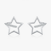 Wholesale S925 Silver Star Shape Diamond Earrings For Women