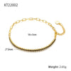 Wholesale S925 Silver Women's Bracelet Fully Inlaid With Zircon Geometric Style Hand Ornament Jewelry