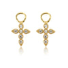 Wholesale S925 Silver Zircon Earrings With Geometric Design Niche Style Light Luxury Jewelry Accessories