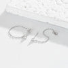 Wholesale S925 Sterling Fashion Exquisite Simple Inlaid Zircon Geometric Earrings Jewelry