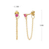 Wholesale S925 Sterling Fashion Exquisite Simple Inlaid Zircon Geometric Earrings Jewelry
