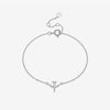 Wholesale S925 Sterling Silver Aircraft Pendant Necklace And Bracelet With Adjustable Cross Chain Electroplated Platinum Or 18K Gold Simple Style Unisex