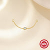 Wholesale S925 Sterling Silver All Match Shining Horse Eye Zircon Pendant Earrings With Long Chain And Cartilage Chain Environmentally Friendly Plated For Women