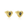 Wholesale S925 Sterling Silver Animal Black Zircon Earrings For Women Light Luxury Distinctive Retro Trendy