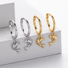 Wholesale S925 Sterling Silver Animal Dolphin Women's Earrings
