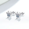 Wholesale S925 Sterling Silver Antler Earrings With Animal Pattern And Electroplating Treatment