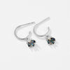 Wholesale S925 Sterling Silver Bee Ear Drop Earrings With Color Zircon Light Luxury Style Platinum Or 18K Gold Electroplated