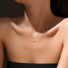 Wholesale S925 Sterling Silver Bird Bear Little Pig Small Animal Pattern Simple Style Necklace Earrings With Cross Chain And Joker Clavicle Chain Platinum 18K Gold Electroplated