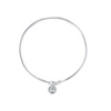 Wholesale S925 Sterling Silver Blade Snake Bone Bracelet With Geometric Style And Single Diamond For Women