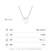 Wholesale S925 Sterling Silver Bow Clavicle Chain Necklace Jewelry For Women With Electroplating Treatment