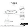 Wholesale S925 Sterling Silver Bracelet Geometric Pattern Electroplated