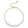 Wholesale S925 Sterling Silver Bracelet With Natural Freshwater Pearls Geometric Design Electroplating For Women