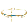 Wholesale S925 Sterling Silver Bracelet With Natural Freshwater Pearls Geometric Design Electroplating For Women
