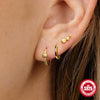 Wholesale S925 Sterling Silver Butterfly Bow Stud Earrings With Zirconia For Women