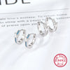 Wholesale S925 Sterling Silver Butterfly Diamond Earrings Minimalist Style
