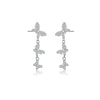 Wholesale S925 Sterling Silver Butterfly Pendant Earrings For Women Light Luxury Sweet Animal Style
