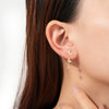 Wholesale S925 Sterling Silver Butterfly Pendant Earrings For Women Light Luxury Sweet Animal Style
