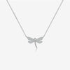 Wholesale S925 Sterling Silver Butterfly Pendant Necklace For Women With Full Diamond High End Delicate Design Platinum Or 18K Gold Electroplated