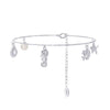 Wholesale S925 Sterling Silver Cartoon Marine Animal Sea Fish Bracelet 14K Gold Plated