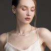 Wholesale S925 Sterling Silver Chain Blade Flat Snake Clavicle Chain Electroplated