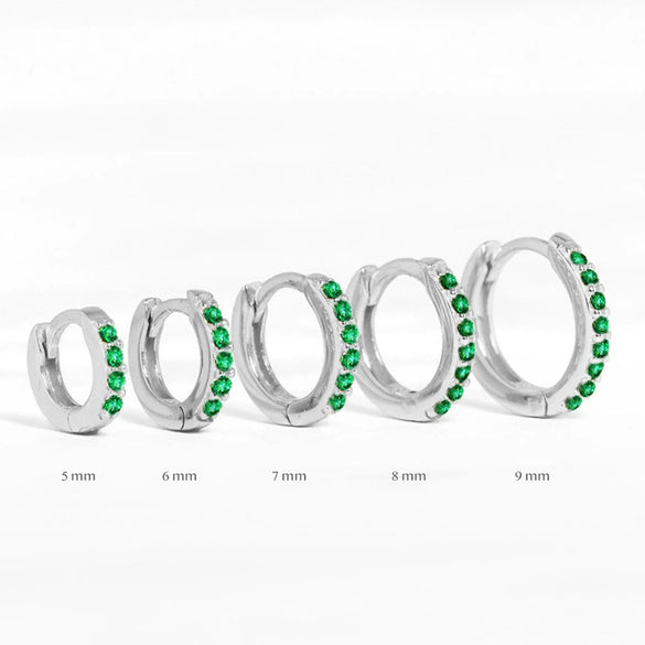 Wholesale S925 Sterling Silver Circle Earrings Set With Diamonds And Turquoise Electroplated With 18K Gold Simple Geometric Style For Women