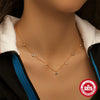 Wholesale S925 Sterling Silver Classic Devil's Eye Zircon Clavicle Necklace With Geometric Pattern And Electroplating For Women