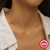 Wholesale S925 Sterling Silver Classic Devil's Eye Zircon Clavicle Necklace With Geometric Pattern And Electroplating For Women