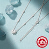 Wholesale S925 Sterling Silver Classic Inlaid Zircon Star Point Clavicle Chain With Electroplating And Geometric Design