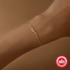 Wholesale S925 Sterling Silver Classic Star And Moon Geometric Minimalist Bracelet With Electroplating And Real Gold Plating