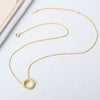 Wholesale S925 Sterling Silver Clavicle Chain Geometric Irregular Design Electroplating Women's Trendy Necklace