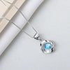 Wholesale S925 Sterling Silver Clavicle Chain With Flower Patterned Pendant And Electroplating Treatment For Female