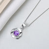 Wholesale S925 Sterling Silver Clavicle Chain With Flower Patterned Pendant And Electroplating Treatment For Female