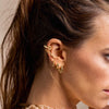 Wholesale S925 Sterling Silver Cold Style Snake Shaped Ear Clip For Women With Electroplating Process